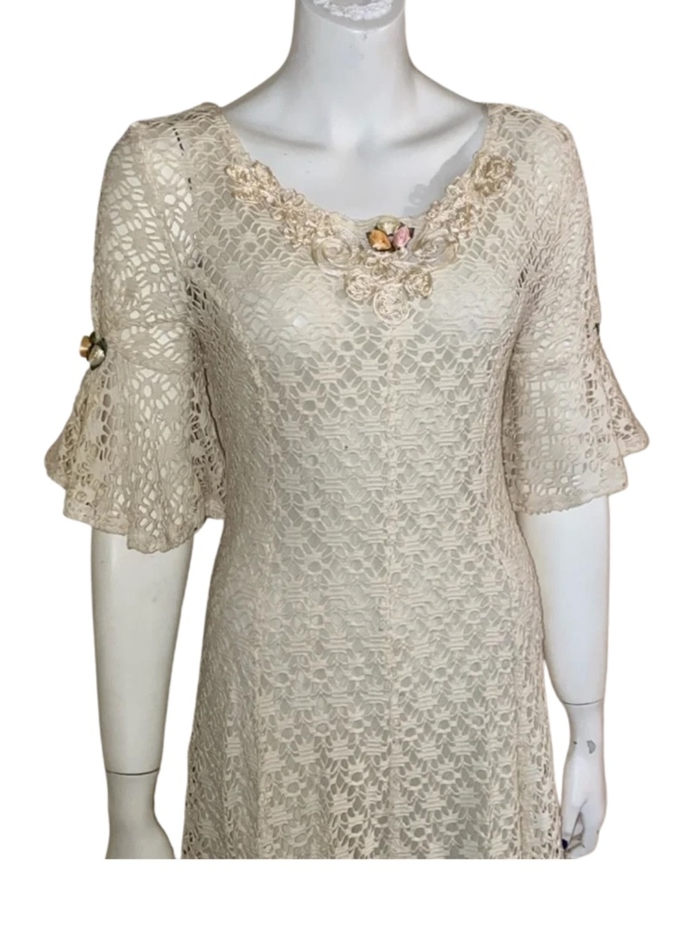 Cream Cotton Dress